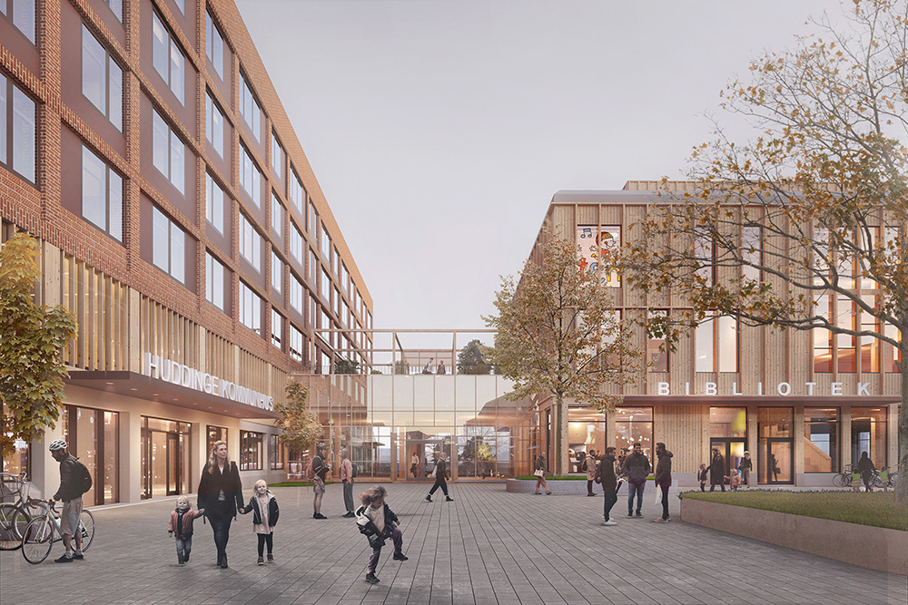 Byggstart för nytt kommunhus och huvudbibliotek allt närmare